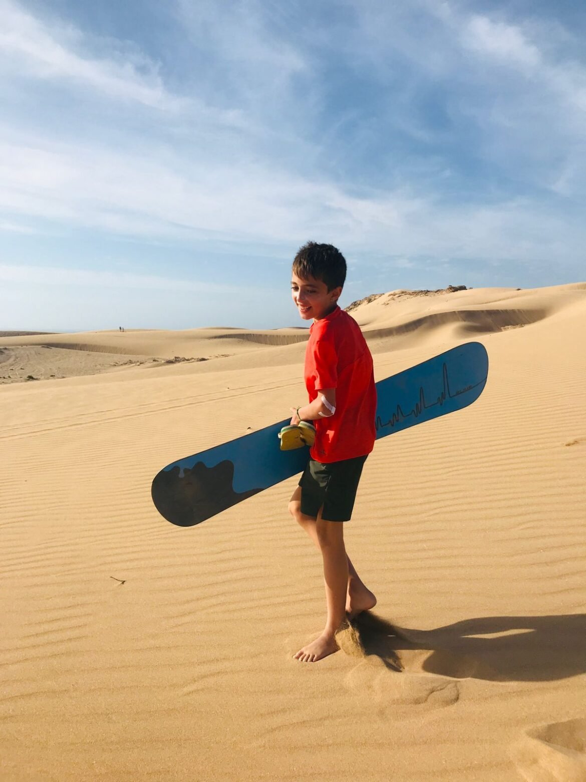Sand boarding